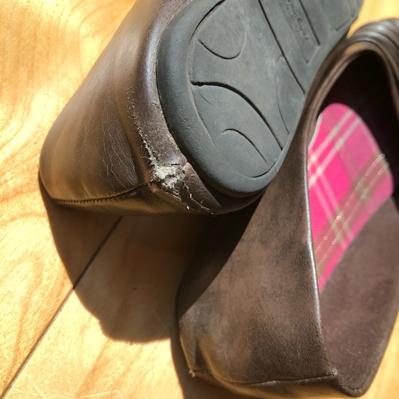 American Eagle Brown Leather Flats - Picture 3 of 4